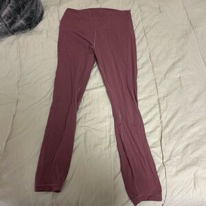 Lululemon burgundy leggings